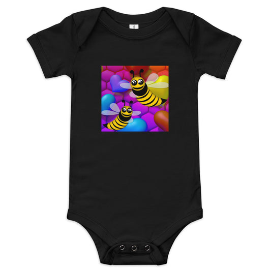 Baby Bees short sleeve one piece